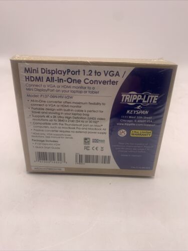 TRIPP LITE P137-06N-HV-V2W HDMI/VGA ADAPTER - Picture 2 of 3