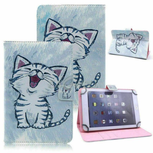 Custodia supporto pelle folio modello universale per tablet Android 7" 8" 10,1" - Foto 83 di 98