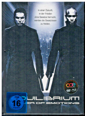 Equilibrium Mediabook limitiert Cover A [Blu-ray & DVD /NEU/OVP] Eingeschweisst