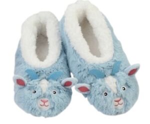 Snoozies Kids Slippers Goat Size Large 