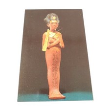 Vtg Uncirculated Egyptian Dynasty XVIII The Treasures of Tutankhamun Postcard