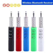 Wireless 3.5mm Car Bluetooth Mini Receptor Receiver Audio Speaker Adapter AUX