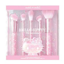 Hello Kitty Wet N Wild 5-Piece Makeup Brush Set 50th Anniversary Edition NEW