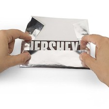 Foilman Wrapper -Pack of 100 Candy Bar Wrappers with Paper Backing Size 6 x 7.5