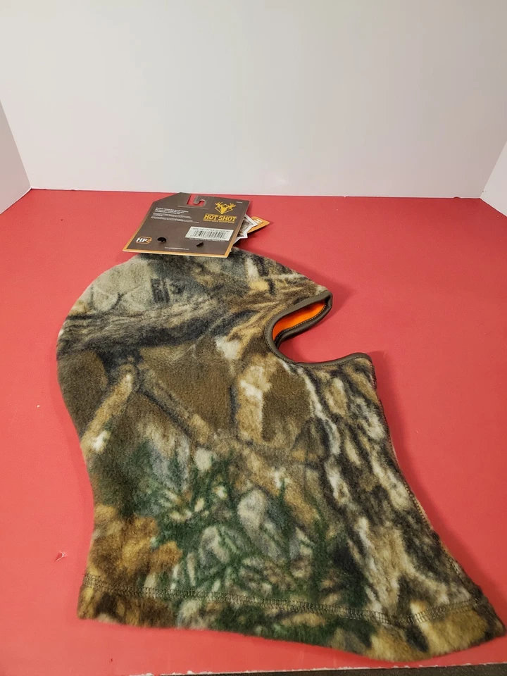 RealTree HOT SHOT Camo [/ Orange Reversible Hunting Hood Size 8 15-243C-MJ - Image 2 of 4