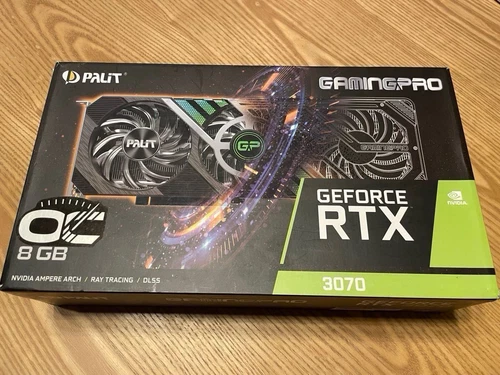 Palit GeForce RTX 3070 8GB GDDR6 Graphics Card Boxed GPU DLSS Ray Tracing MHW