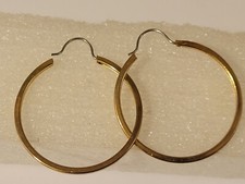 Goldtone Lightweight Mini Hoop Earrings