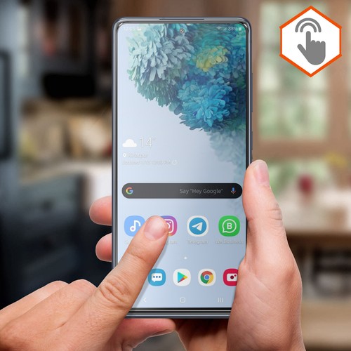Lámina Galaxy S20 Fe Protección Pantalla Y Cámara Trasera Vidrio Templado Claro - Imagen 3 de 5