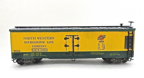 HO Silver Streak S419-345 Pro-Built 1930'S NORTHWESTERN Ice Hatch Reefer LowShip - Picture 4 of 8