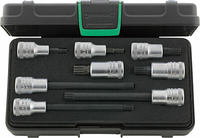 Stahlwille SOCKET SET 1/2'' 96033606 Set with  8 Psc. 3054X/54X/8 KN