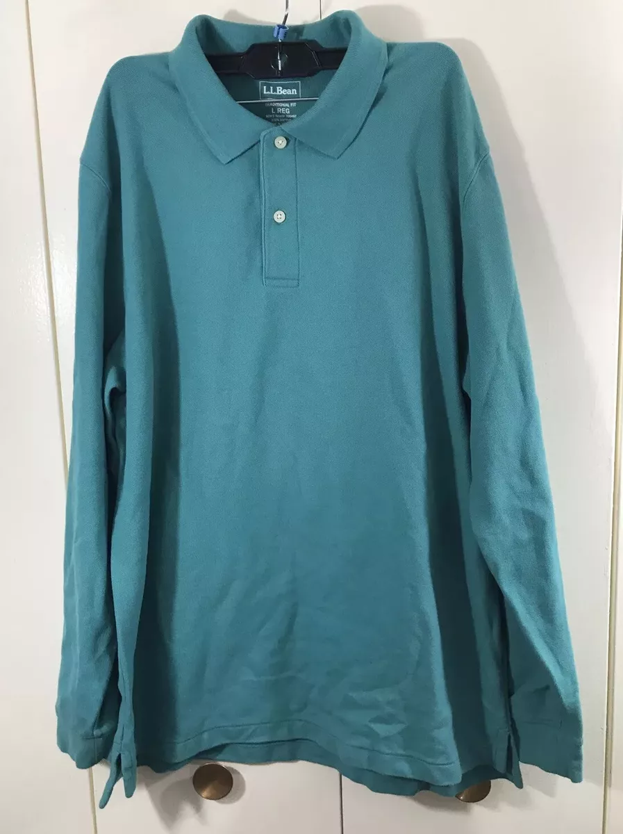 Ll bean long sleeve clearance polo