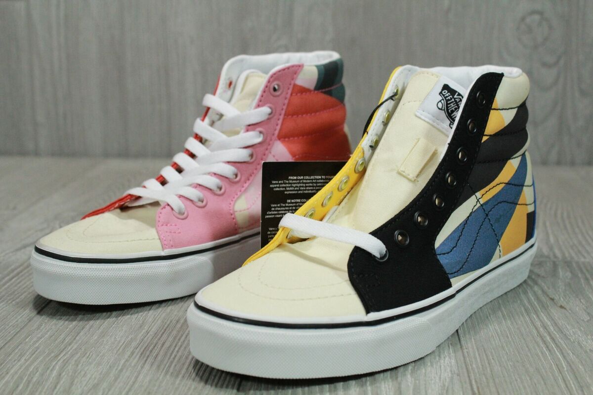 62 Vans x MoMA Sk8-Hi Lyubov Popova Shoes VN0A4U3C22J Mens 62 Vans x MoMA Sk8-Hi Lyubov Popova Shoes VN0A4U3C22J Mens