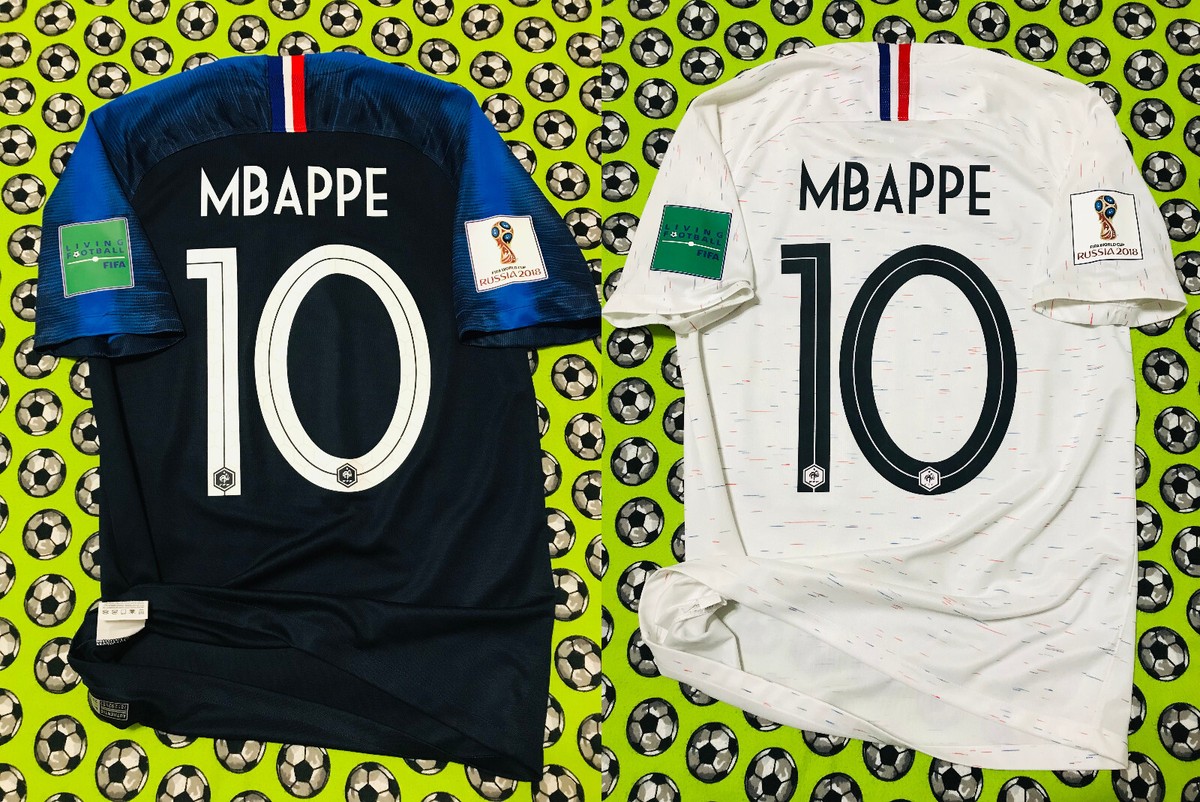 Nike France Home Away Soccer Jersey World Cup Final 2018 Kylian