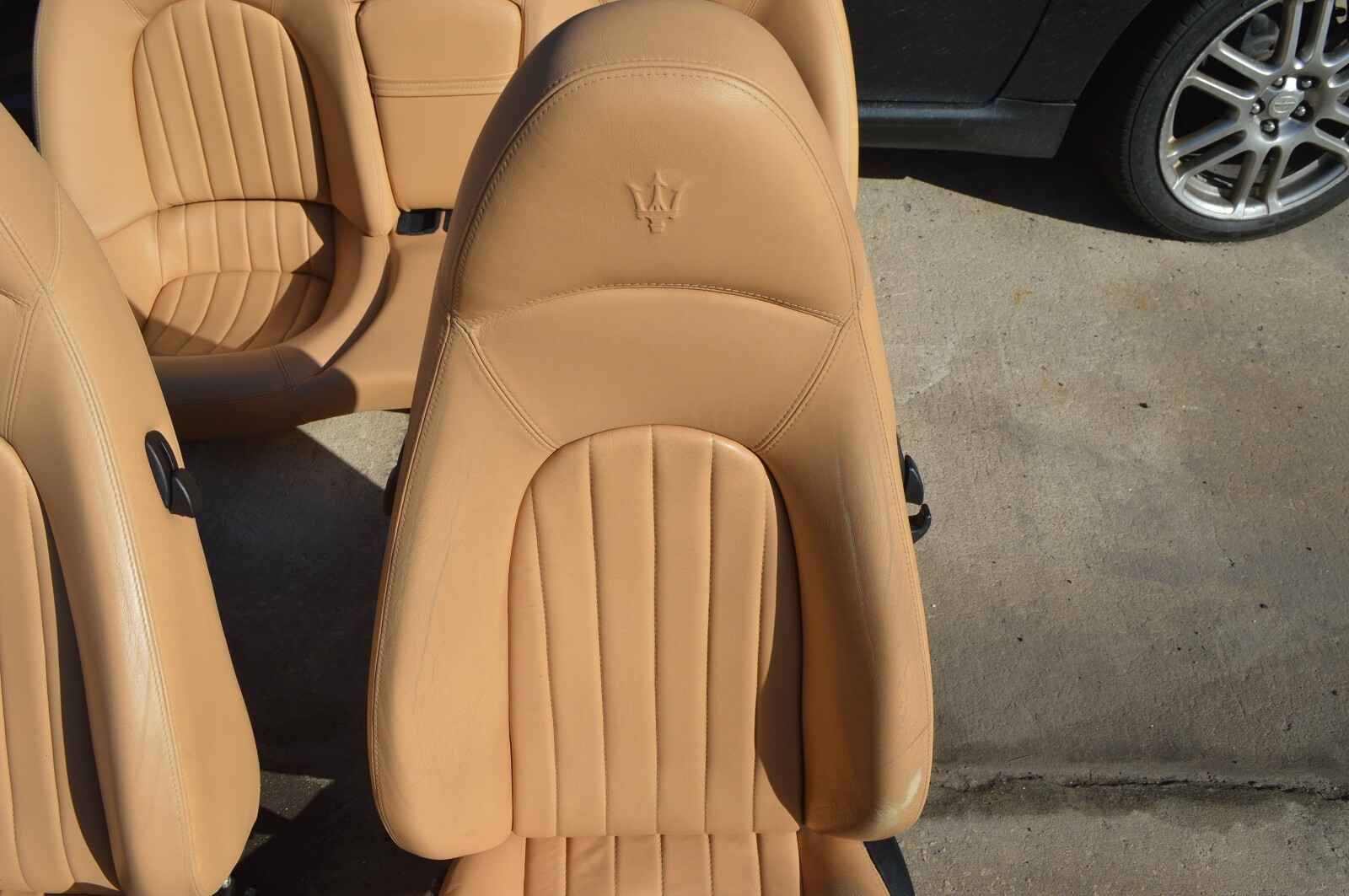 2004 M138 MASERATI GT FRONT & REAR LEFT & RIGHT SEAT SEATS SET CUSHION