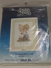 Paragon Precious Moments 1078 Cross Stitch Kit Love One Another Vintage NIP