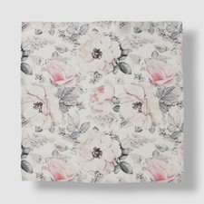 Ox  Bull Trading Co. Men's Ivory Painted-Floral Pocket Square