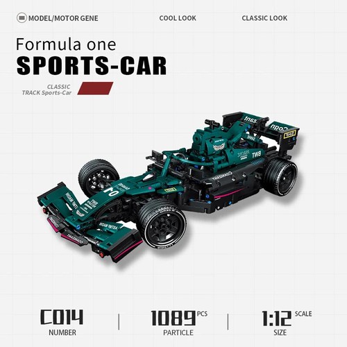 Remote Control Racing Car 1089pcs High-tech Building Blocks Fits F1 Models - Picture 5 of 15