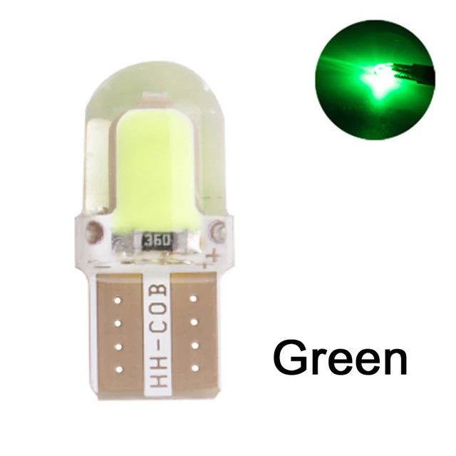 Placa de coche de gel de sílice COB de 2 piezas T10 168 194 W5W fdgfd fgdf Foto 2 de 4