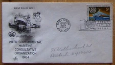 UN FDC INTER-GOVERNMENTAL MARITIME CONSULTATIVE ORGANIZATION, NY 6/1964