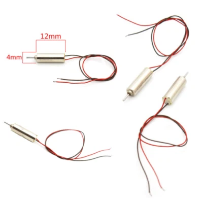 MARKENLOS 4mm*12mm Micro Ultra-High Speed Mini Tiny Coreless Motor für Spielzeug Modell