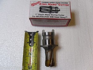 Cutter Only Milwaukee 11//16/" by 1/" Depth Carbide Tooth Hole Saw 49-57-0689