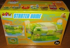New PETVILLE Starter Home SMALL ANIMAL HABITAT w/ WHEEL for Hamster-Mouse-Gerbil