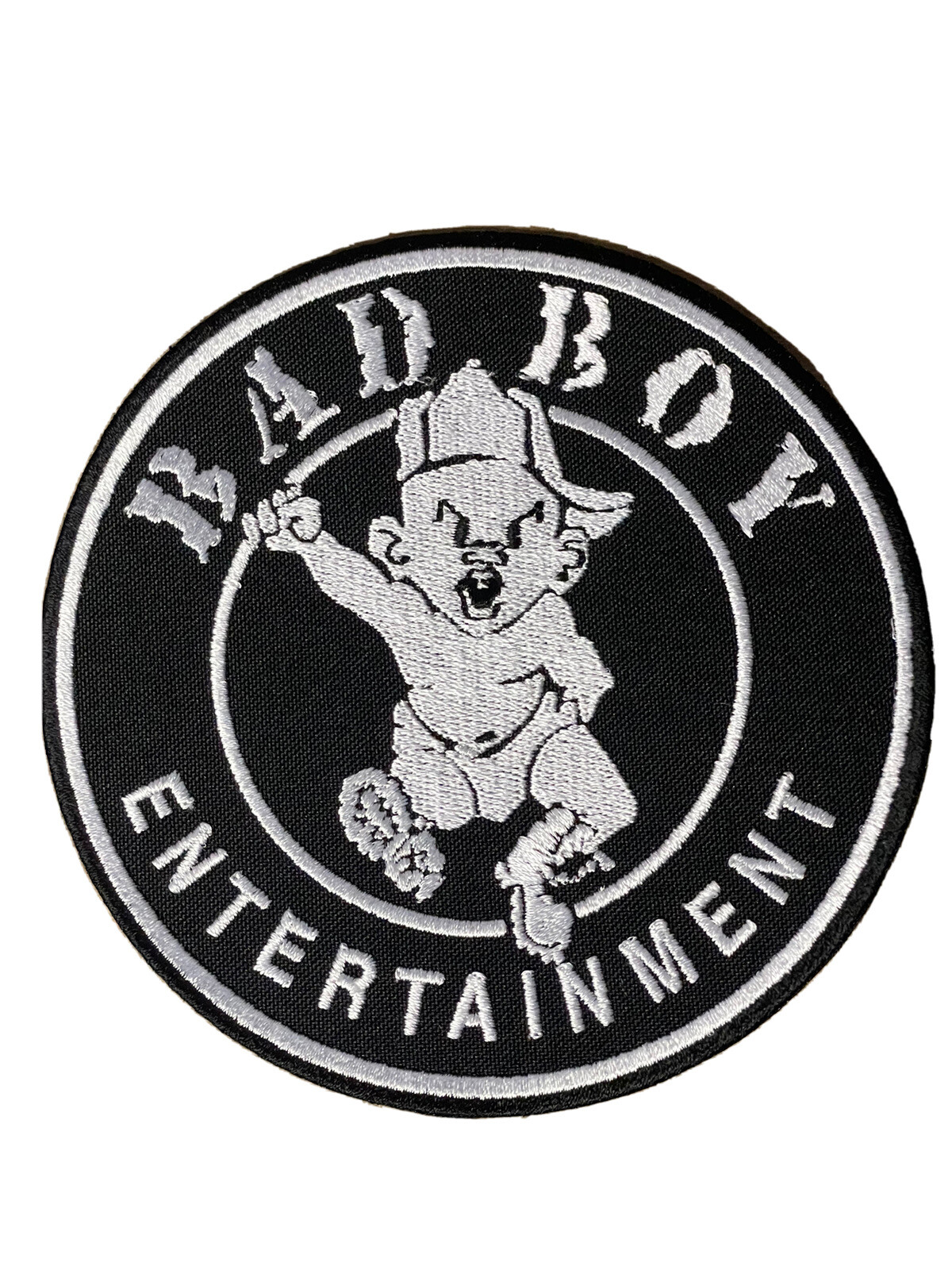 Bad Boy Records; Circular Iron-on Patch 5”, Puff Daddy, Biggie Smalls ...
