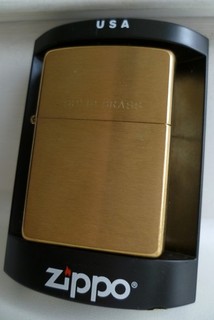'Plain Solid Brass' 2007 Zippo Lighter