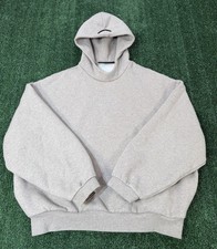 Fear of God FOG Essentials Hoodie Light Oatmeal Tan Adult Size Medium