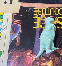 Marx Dinosaur Toy Mint Green Prehistoric Pretend Play Plastic