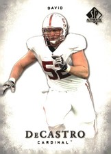 David DeCastro 2012 SP Authentic #22 Stanford Cardinal