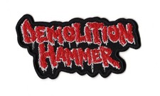 Demolition Hammer Sew On Patch American Thrash Death Metal Music Band Logo