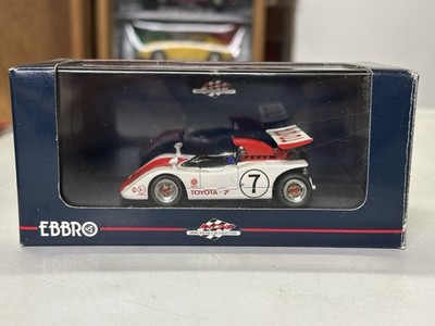 1:43 EBBRO diecast race car #7 TOYOTA 7 JAPAN CAN AM 1969 racing #712