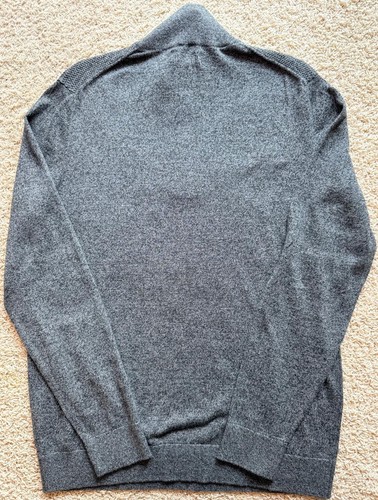 Men’s Banana Republic Grey Premium Luxe Yarn Sweater Size L NWT - Picture 2 of 5