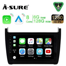8-Core128G Android 15 Autoradio Carplay Navi für VW Polo 6R 6C 9N 2009-2013 BT