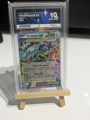 Prismatic Evolutions  Terapagos ex 092/131 Holo ace 10