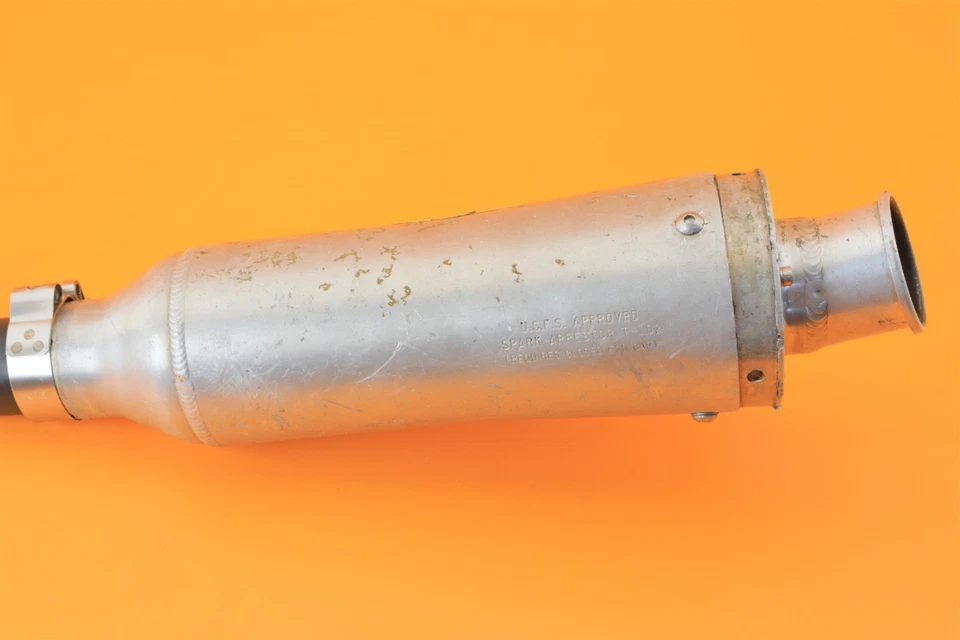 1984 84 XR500R XR500 Supertrapp Exhaust Muffler Silencer and Yoshimura tip - Image 4 of 4