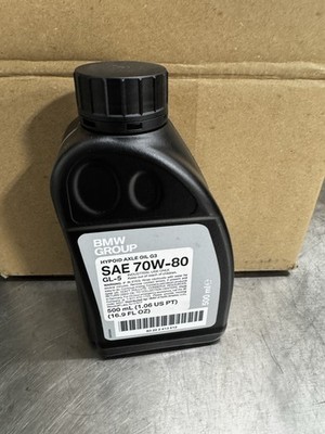 BMW OEM Hypoid Axle Oil G3 SAE 70W-80 GL-5   500mL   P/N 83222413512