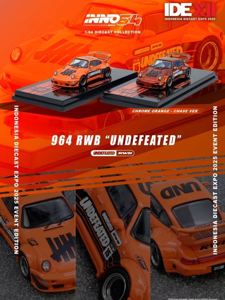 Set - INNO64 993 RWB UNDEFEATED DPLS Green & Orange Indonesia Expo