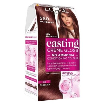 Loreal Paris Casting Creme Gloss Conditioning Color 550 Mahagoni