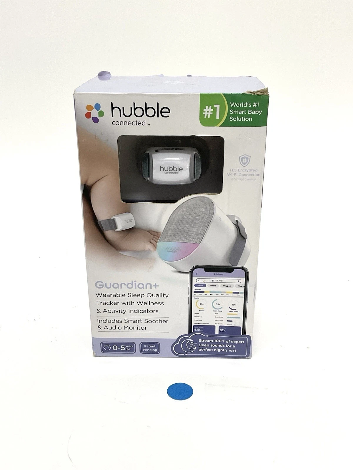 Hubble Guardian+ Wearable Baby Movement Monitor 1023124-3