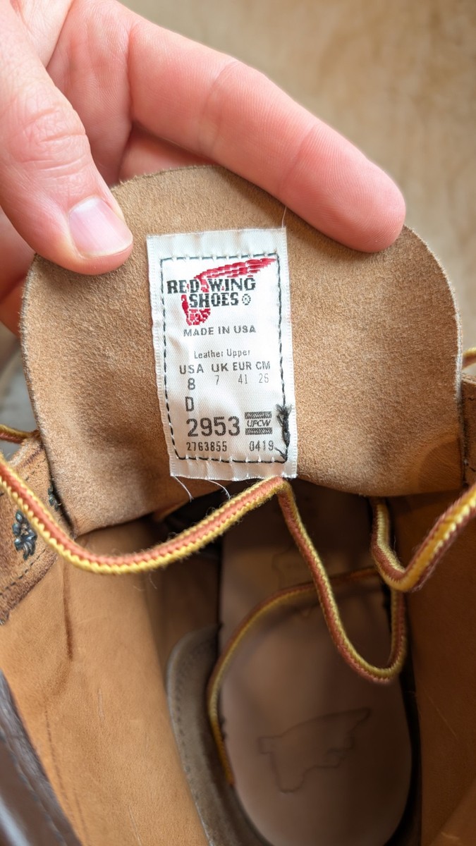 Red Wing 2953 Rover Leather Boots Men's US 8 D, Worn Once, Rare