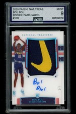 2020 Panini National Treasures Bol Bol #133 Rookie Patch Auto AGS 9
