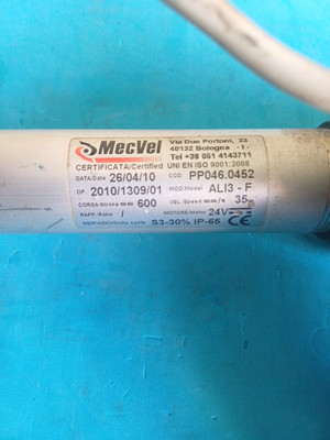 Mec Vel ALI3- F Linearantrieb Hub 600 24V mit Encoder 