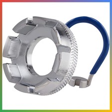 Spoke Wrench Bicycle Tool Stainless Steel Silver Blue Rim Truing Set 2