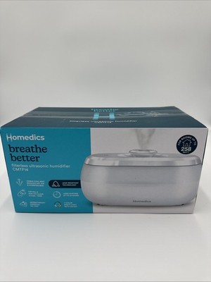HoMedics Breathe Better Ultrasonic Humidifier 0.5 Gallon FiLL CMTF14