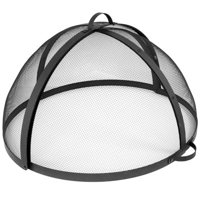 32 in Easy Access Steel Fire Pit Spark Screen by Sunnydaze