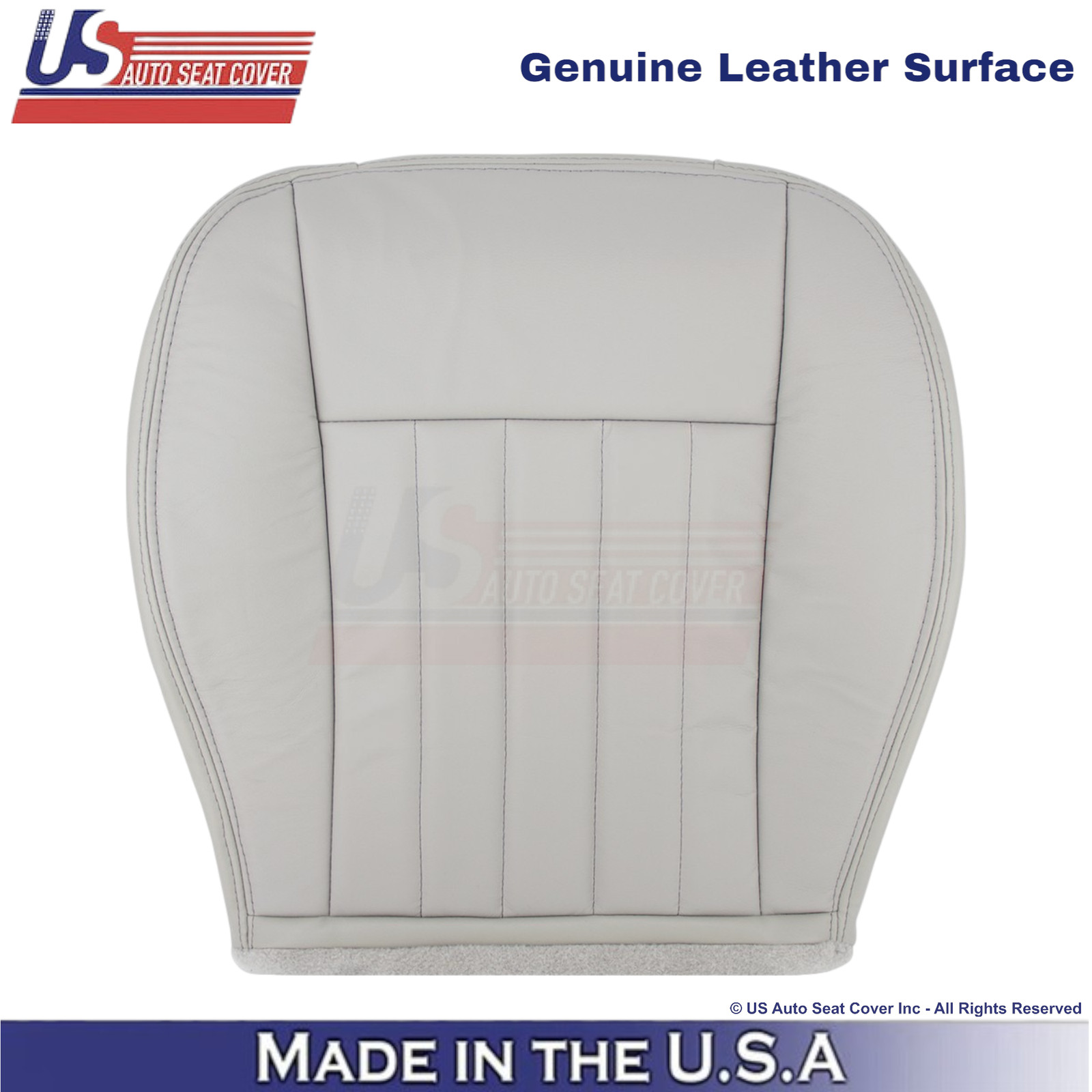 2005-2007 For Jeep Liberty Limited Driver Bottom Genuine Leather Graystone