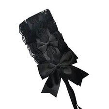 Style Ruffle Lace Headband For Party Show Wide Headbands Non-Slip Women Party Ha