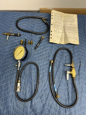 #ad Vintage Snap On MT321B Kilopascal Fuel Injection Pressure Gauge 100psi INCOMPLET $49.99